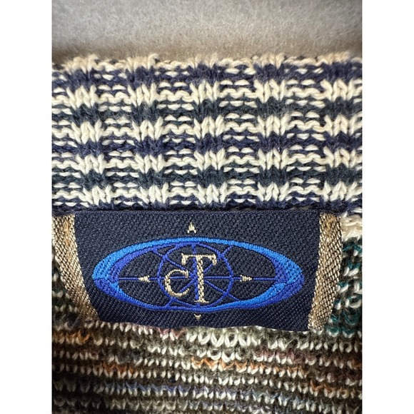 Vintage CT Design Nordic Knit Sweater Mens Size L‎ Abstract Multicolor Dad Cosby - Picture 4 of 11
